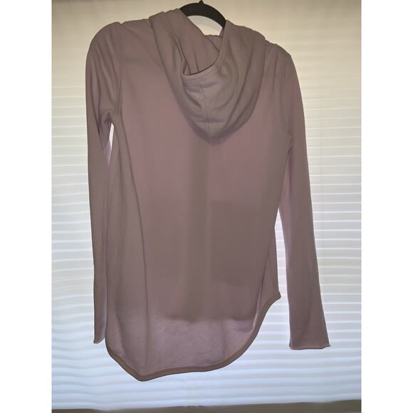 ATM Anthony Thomas Melillo Lux Zip Hoodie Purple Size Medium - Picture 2 of 8
